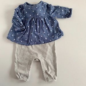 Gap Chambray Romper